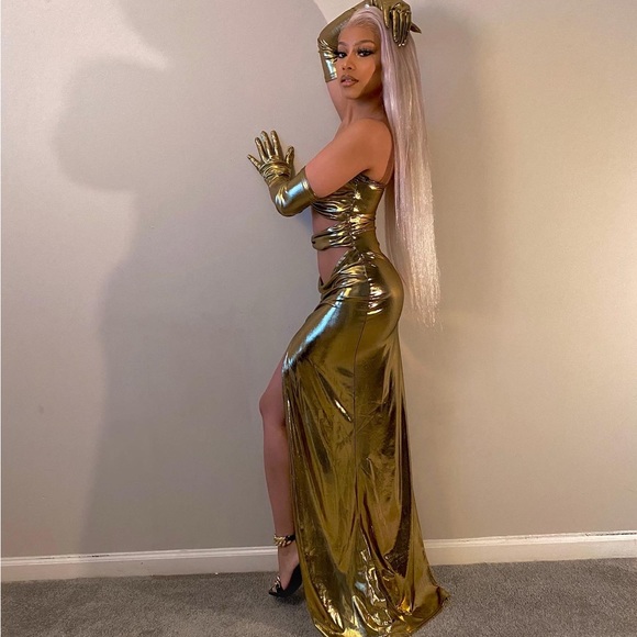 Midas - Gold Dress & Gloves Set 🏆 - Picture 3 of 5